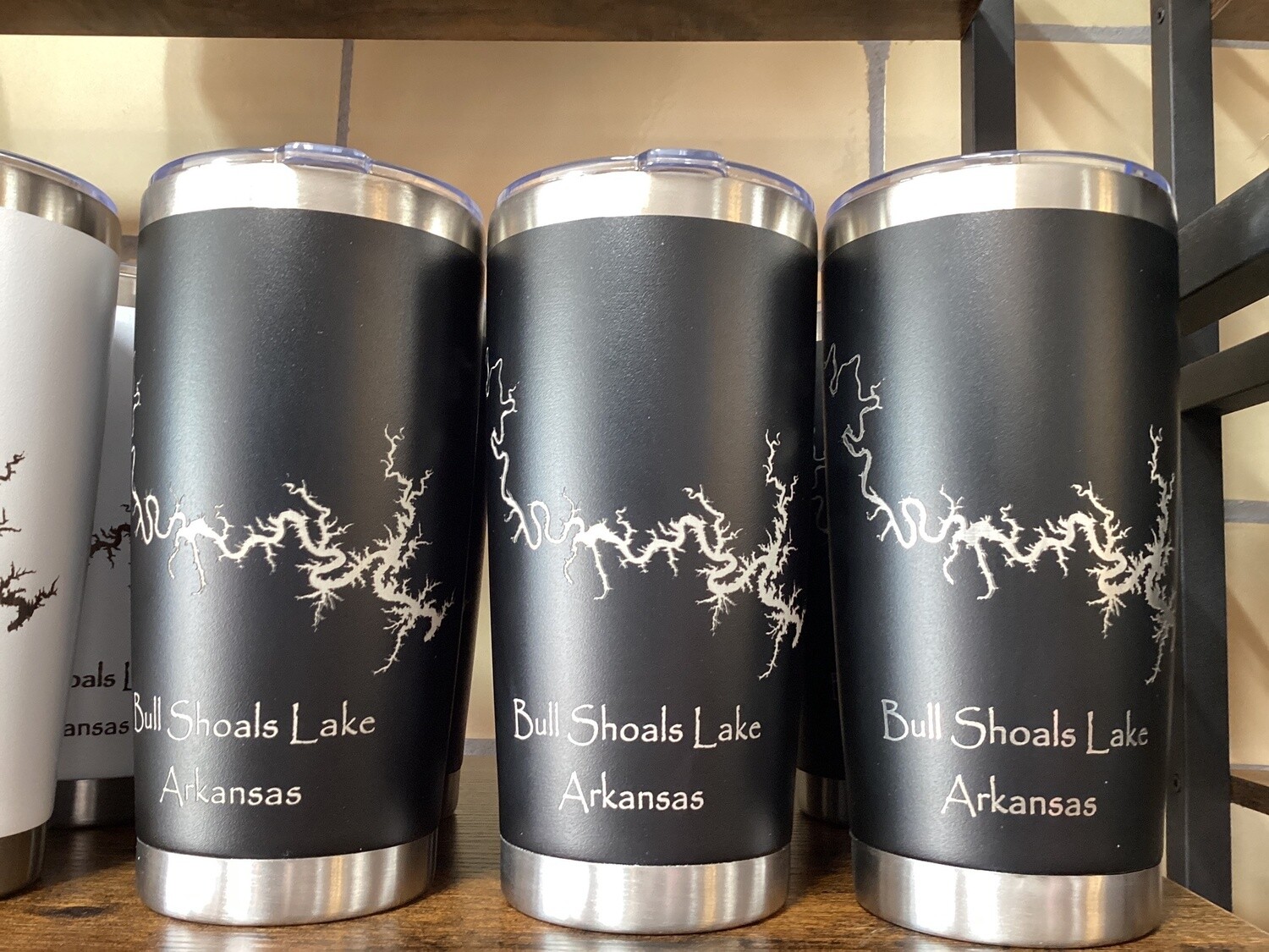 Custom Lake Tumbler, Style: Black Bull Shoals