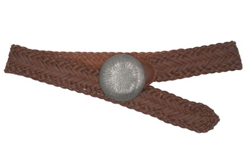 Belt, Style: Dble Line Boho Brown