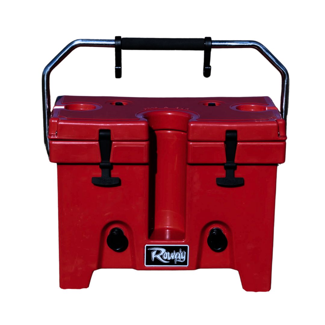 Rowdy Coolers, Color: Red
