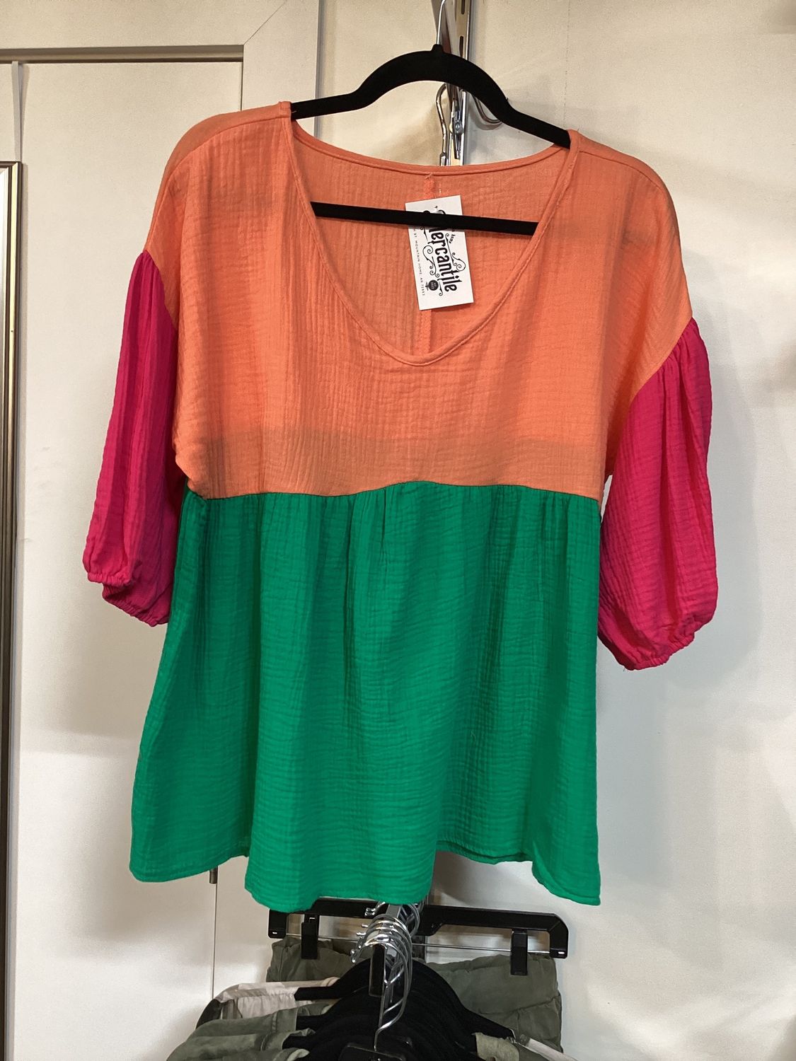 Crinkle Bubble Sleeve, Size: Small