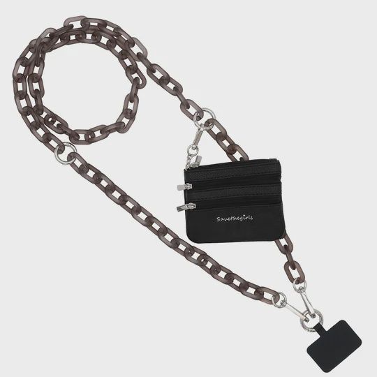 Clip &amp; Go Crossbody Phone Acc., Color: Black