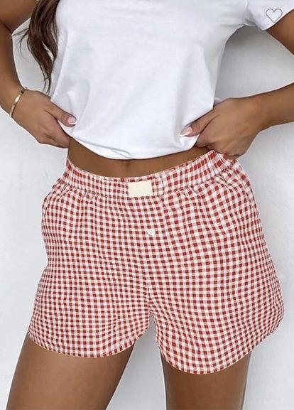Checkered short