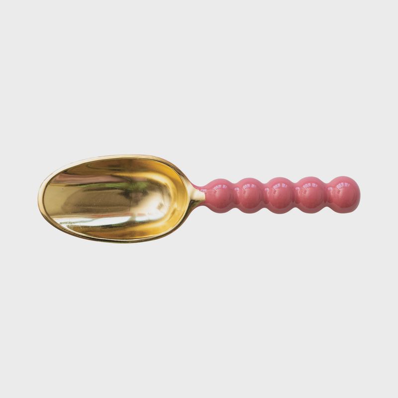 9 1/2&quot; Pink and Gold Scoop