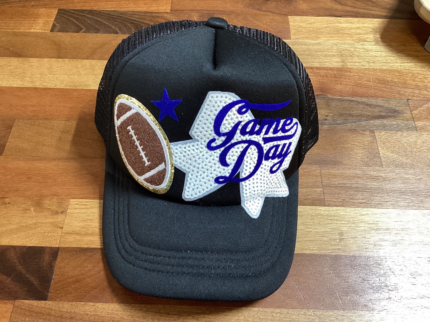 Game Day Trucker Hat, Color: Blue