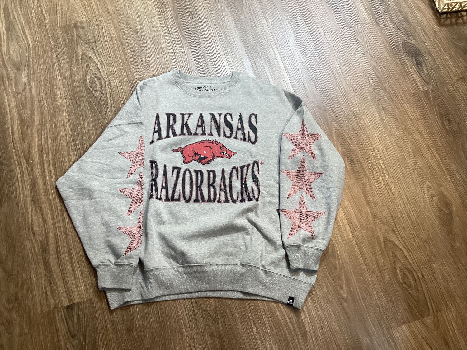 UARK Wynn Star on sleeve, Size: XS