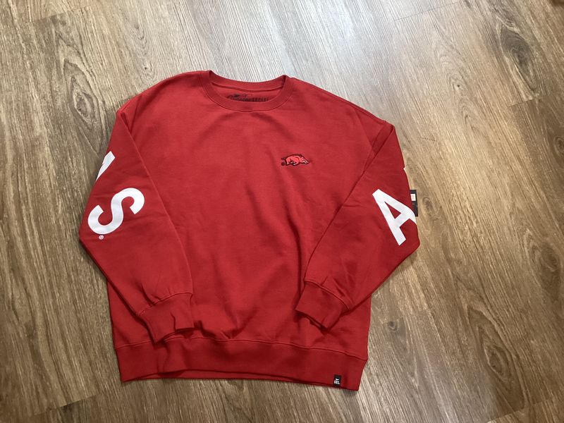 UARK Sweatshirt Back letters