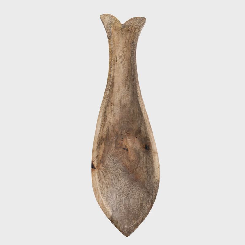 Mango Wood Fish Dish