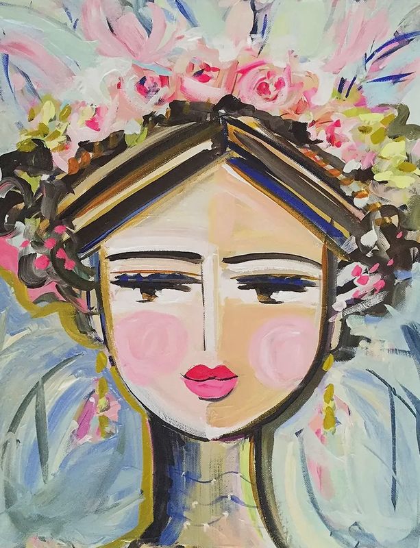 She is Fierce Small Canvas
