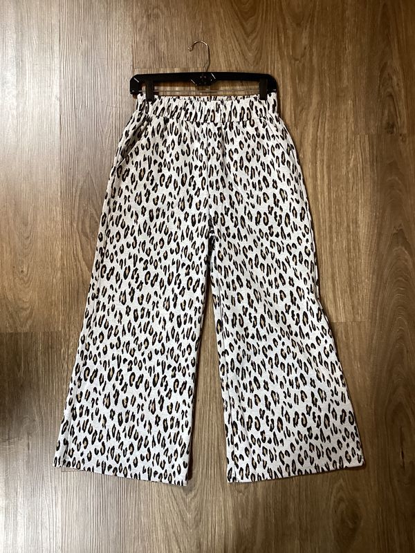 Grey Leopard Pants