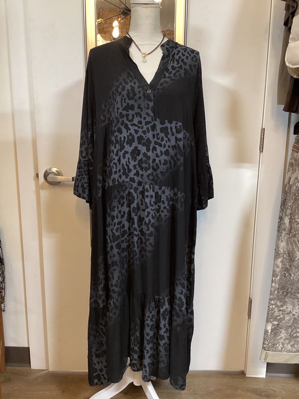 Rayon Animal Print Dress