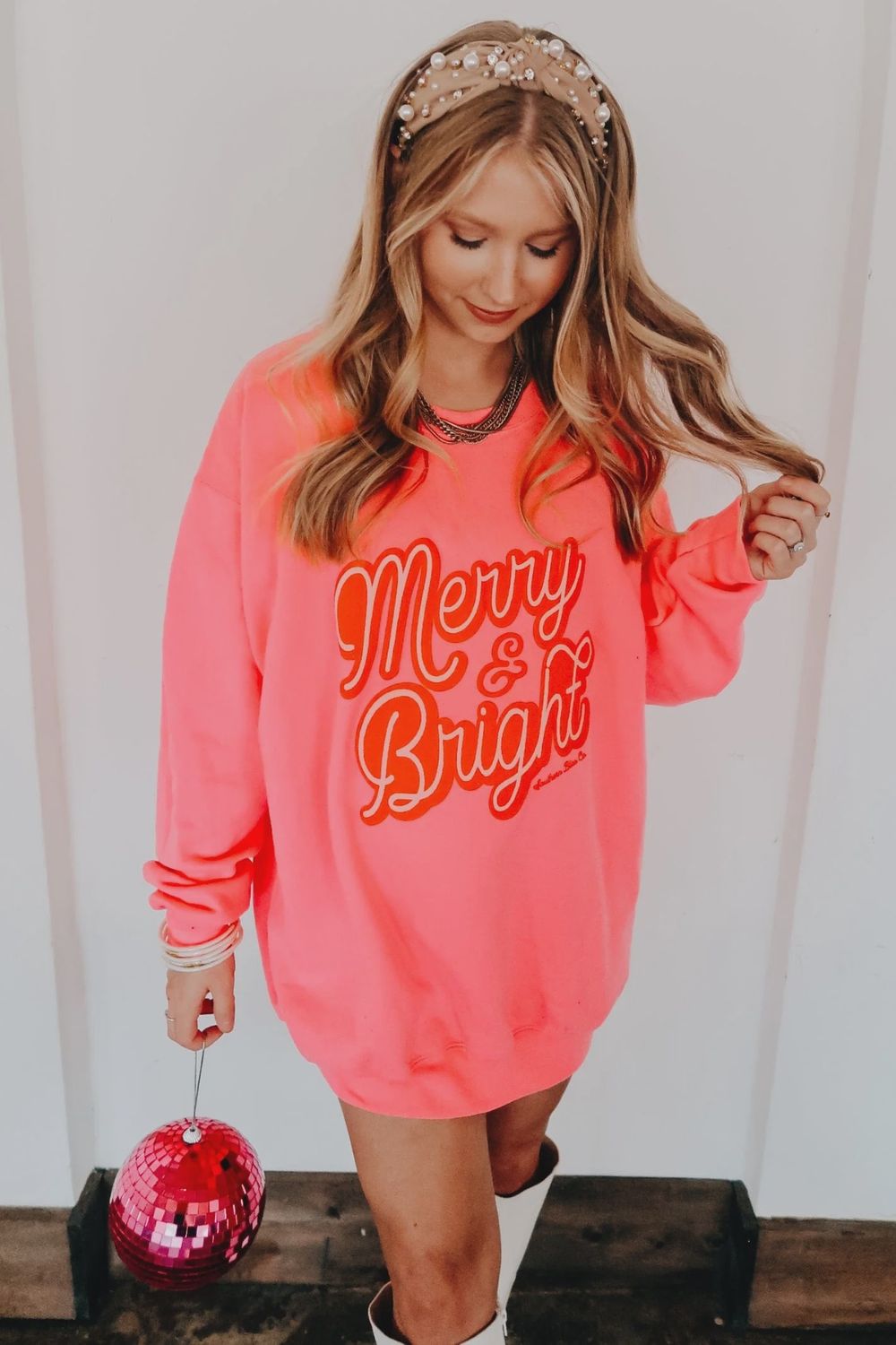 Merry and Bright Sweatshirt, Size: Small