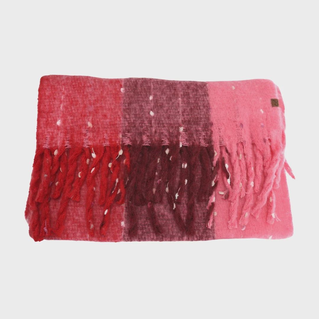 Multi Color Scarf, Color: Pink