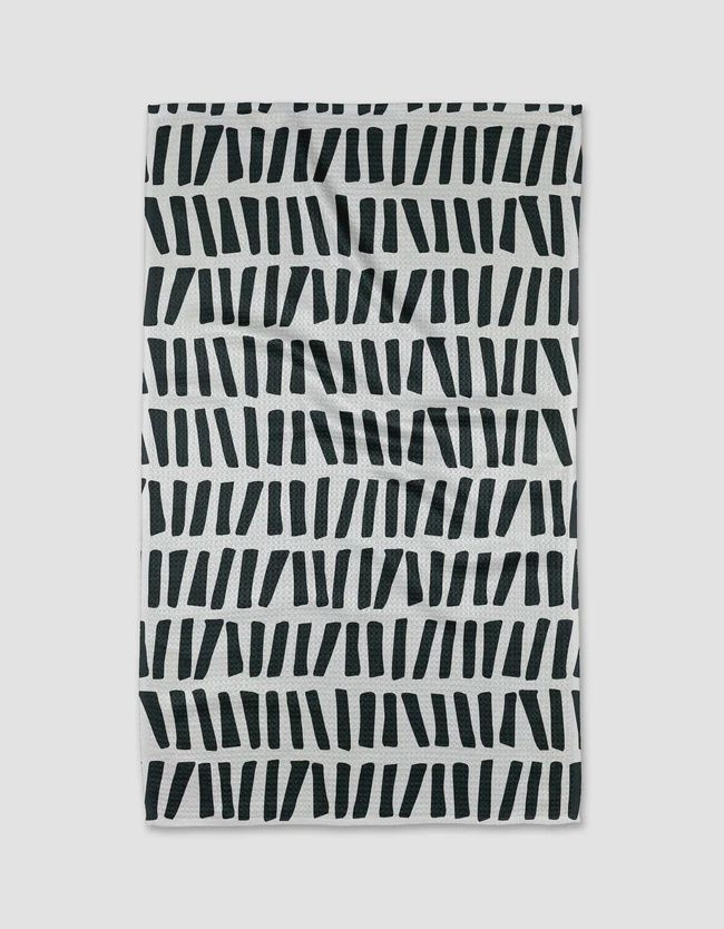 Geometry Kitchen Tea Towels, Style: All Lined Up