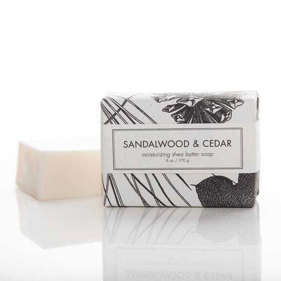 Shea Butter Soap Sandalwood &amp; Cedar