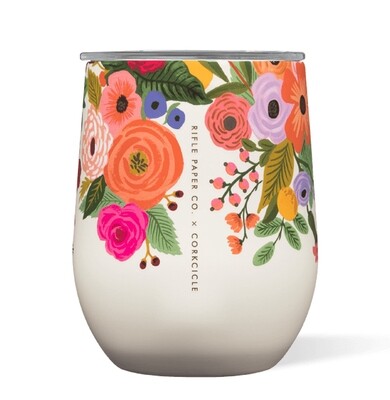 Stemless 12oz Rifle Paper Co. Garden Party Cream