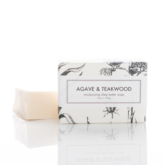 Shea Butter Soap Agave &amp; Teakwood