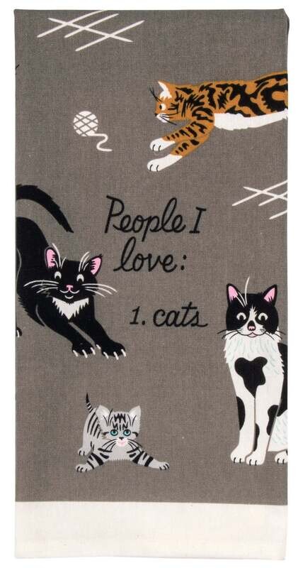 Dishtowel People I Love: Cats