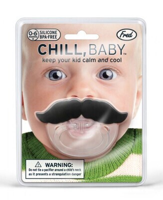Chill Baby Moustache Pacifier
