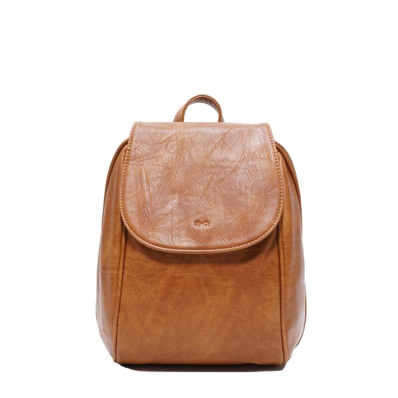 Jada Convertible Backpack Camel