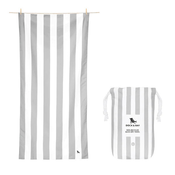 Beach Towel Goa Grey