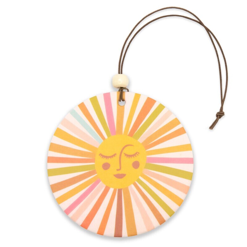 Car Air Freshener Pack of 2 Retro Sunshine
