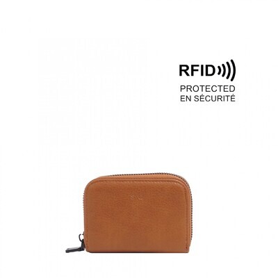 Iva Card Case Cognac