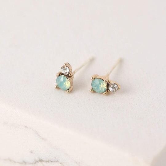 Dolce Stud Earrings Mint