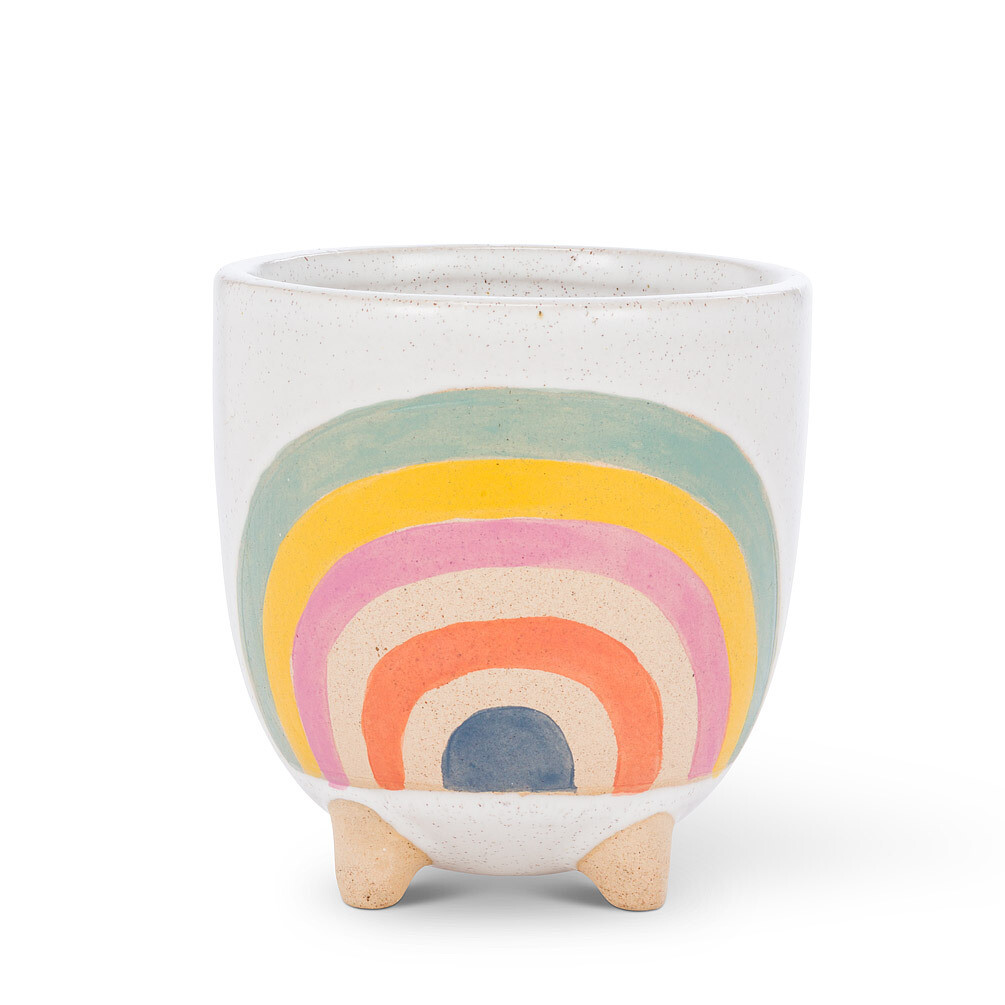 Planter On Legs Rainbow Small