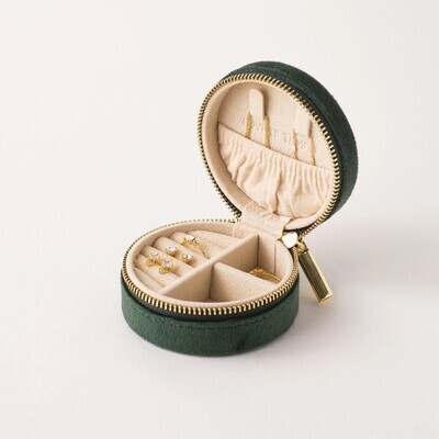 Circle Bon Voyage Jewelry Travel Case Forest