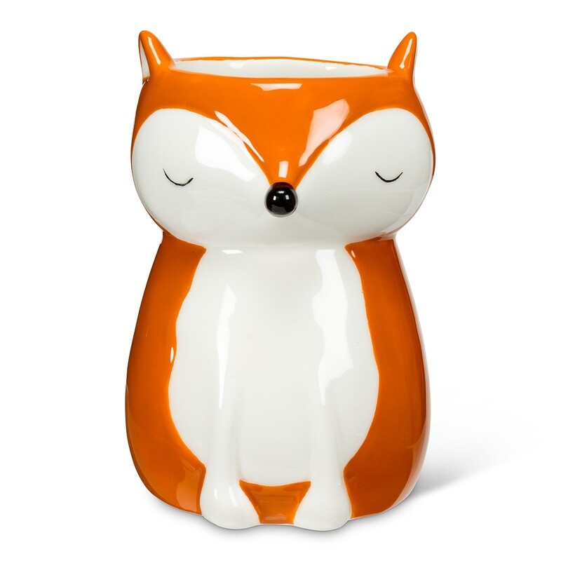 Planter Sitting Fox Small