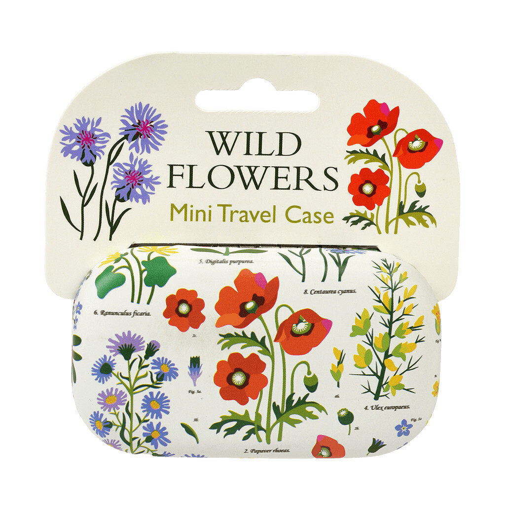 Mini Travel Case Wild Flowers