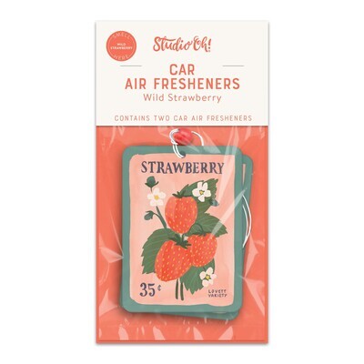 Car Air Freshener Pack of 2 Strawberry Seeds