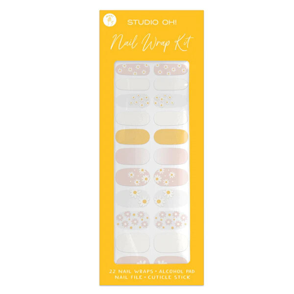 Nail Wrap Kit Ditzy Daisies