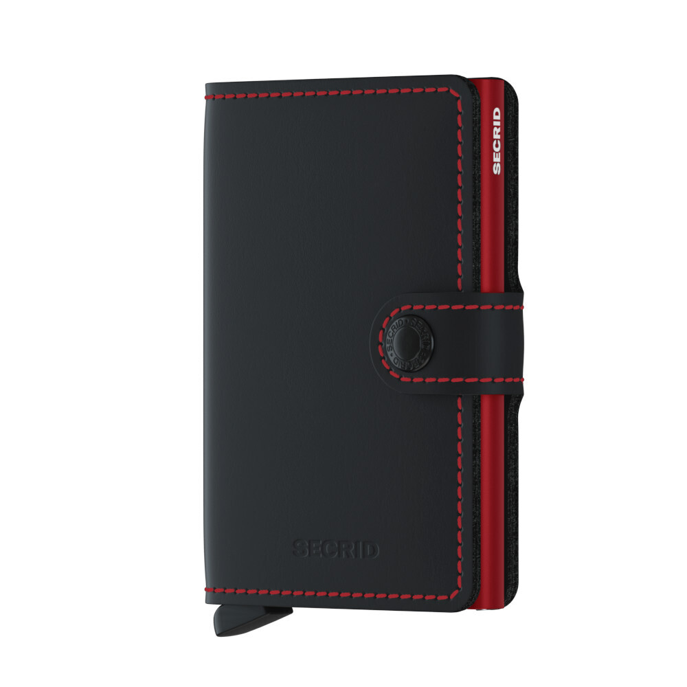 Miniwallet Matte Black / Red