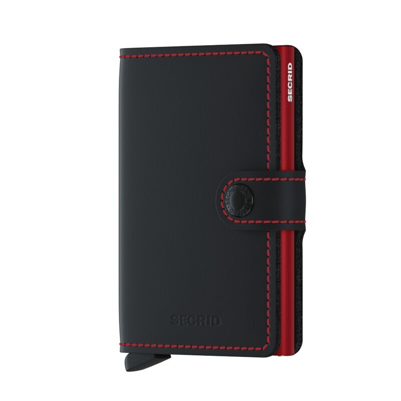Miniwallet Matte Black / Red