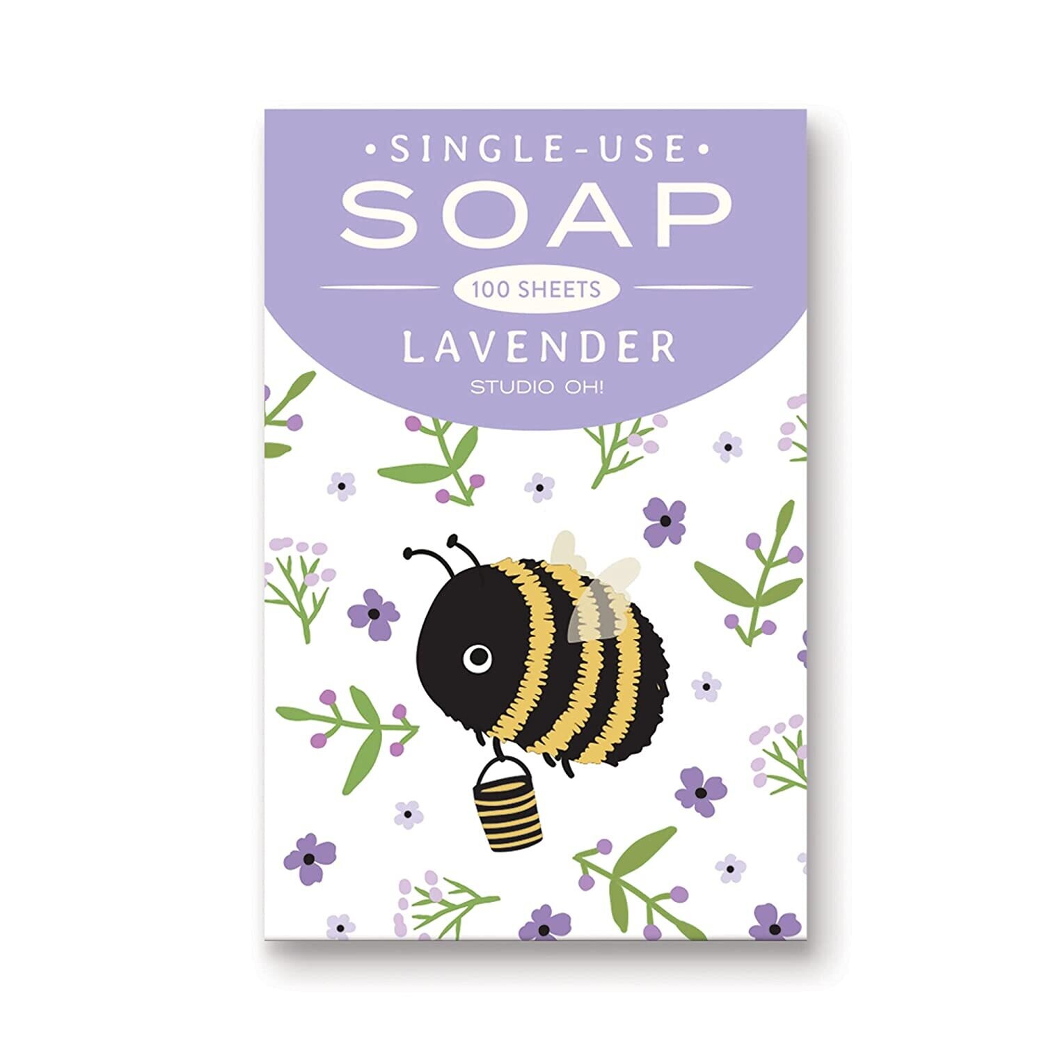 Single Use Soap Sheets Buzzy Bee Lavender