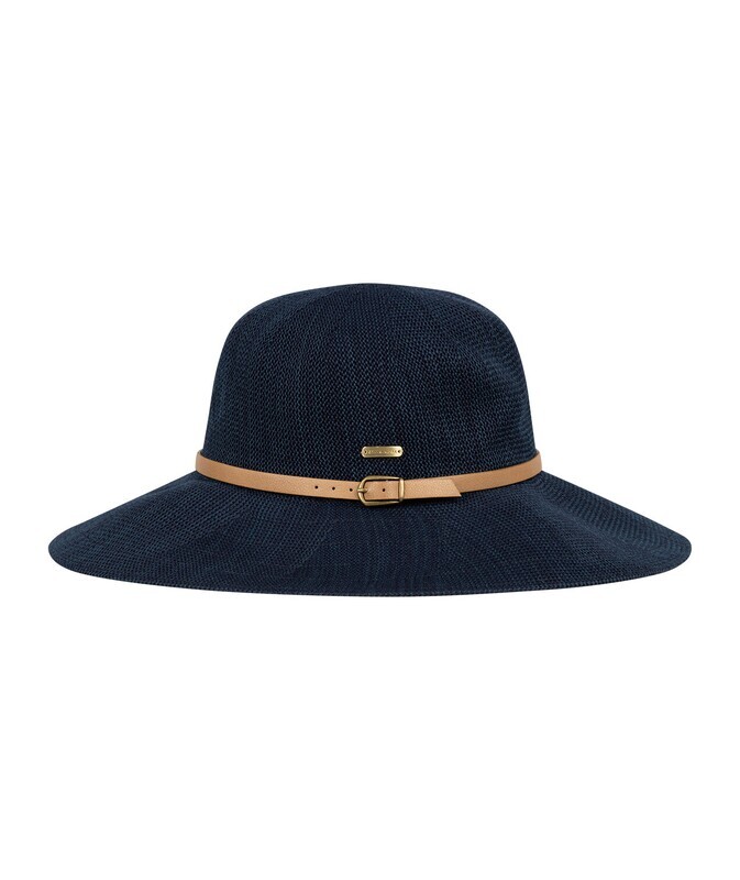 Wide Brim Hat Leslie Indigo