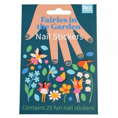 Nail Stickers Pack of 25 Fairies in the Garden