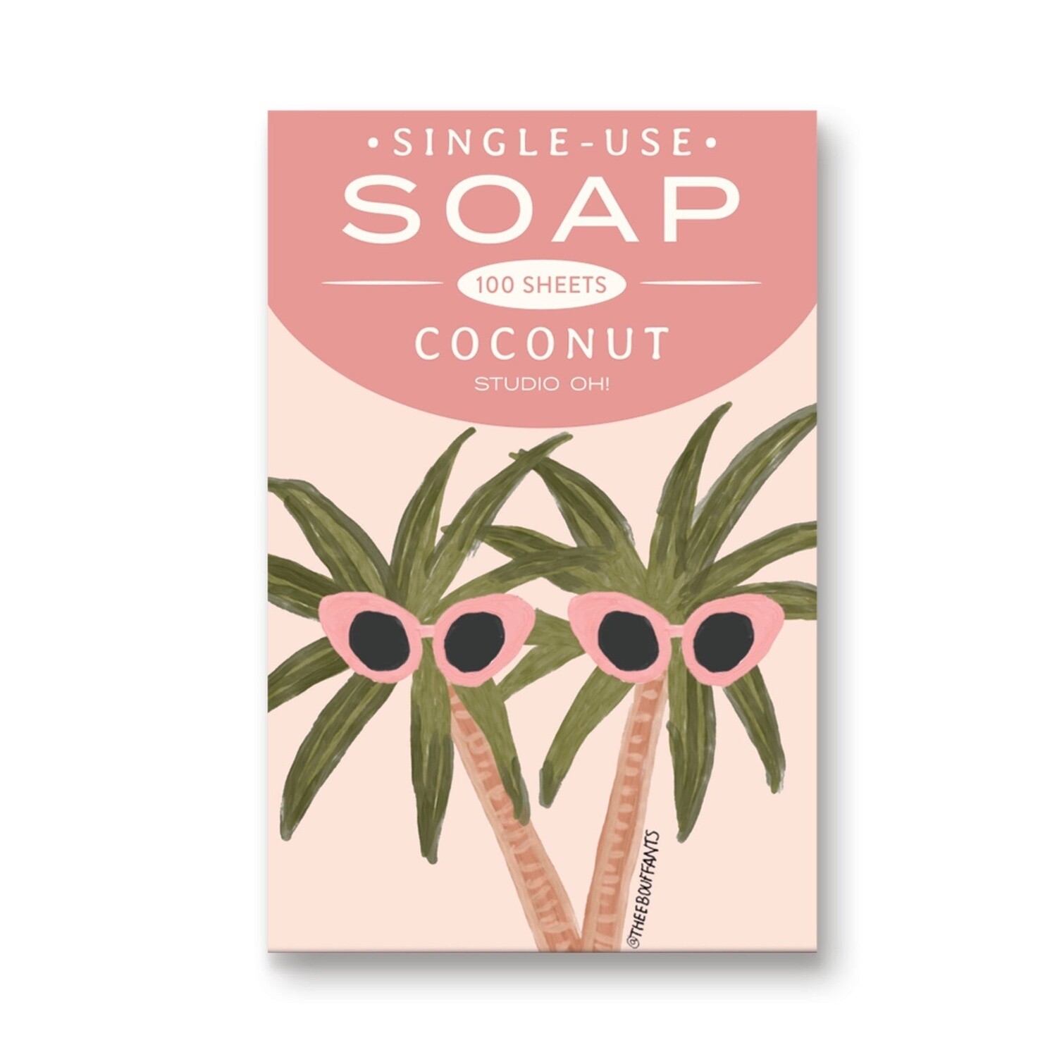 Single Use Soap Sheets Sunny Palms Coconut