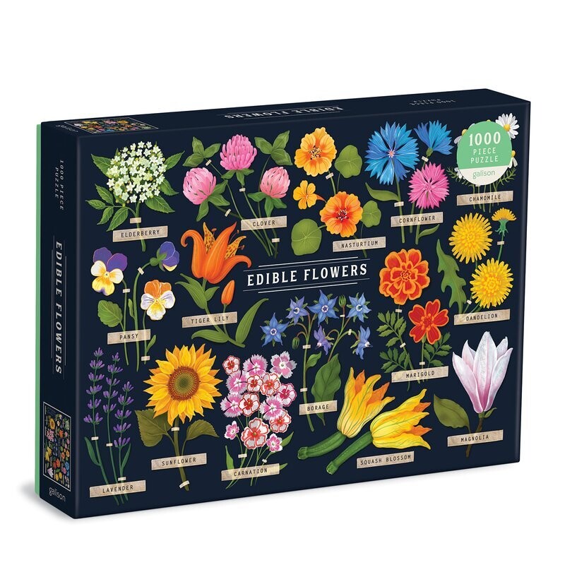1000 Piece Puzzle Edible Flowers