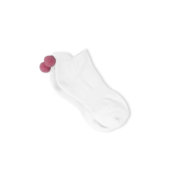 80&#39;s PomPom Sock Mauve