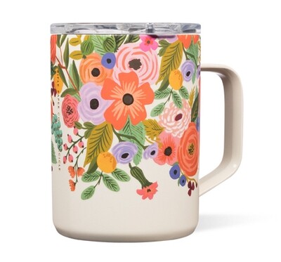 Mug 16oz Rifle Paper Garden Party Cream