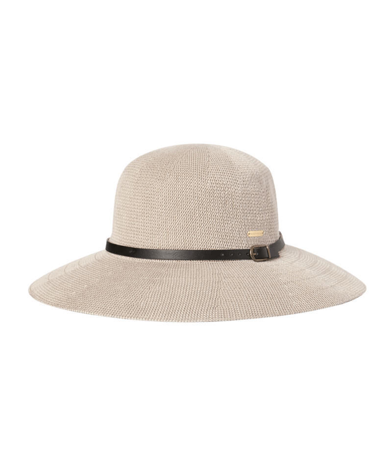 Wide Brim Hat Leslie Taupe