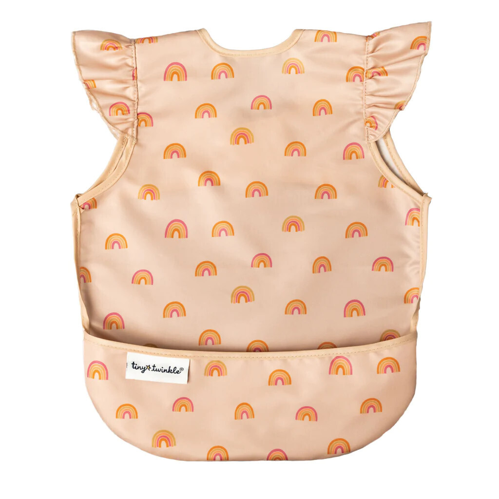 Mess-Proof Apron Bib Boho Rainbow