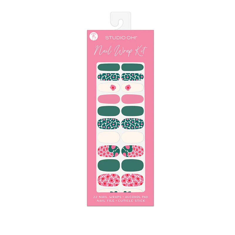 Nail Wrap Kit Tipsy Flowers
