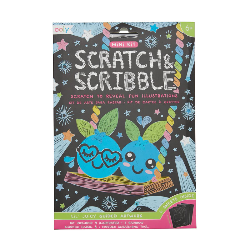 Mini Scratch and Scribble Art Kit Lil Juicy