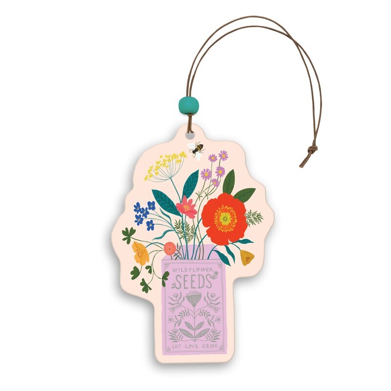Car Air Freshener Pack of 2 Let Love Grow