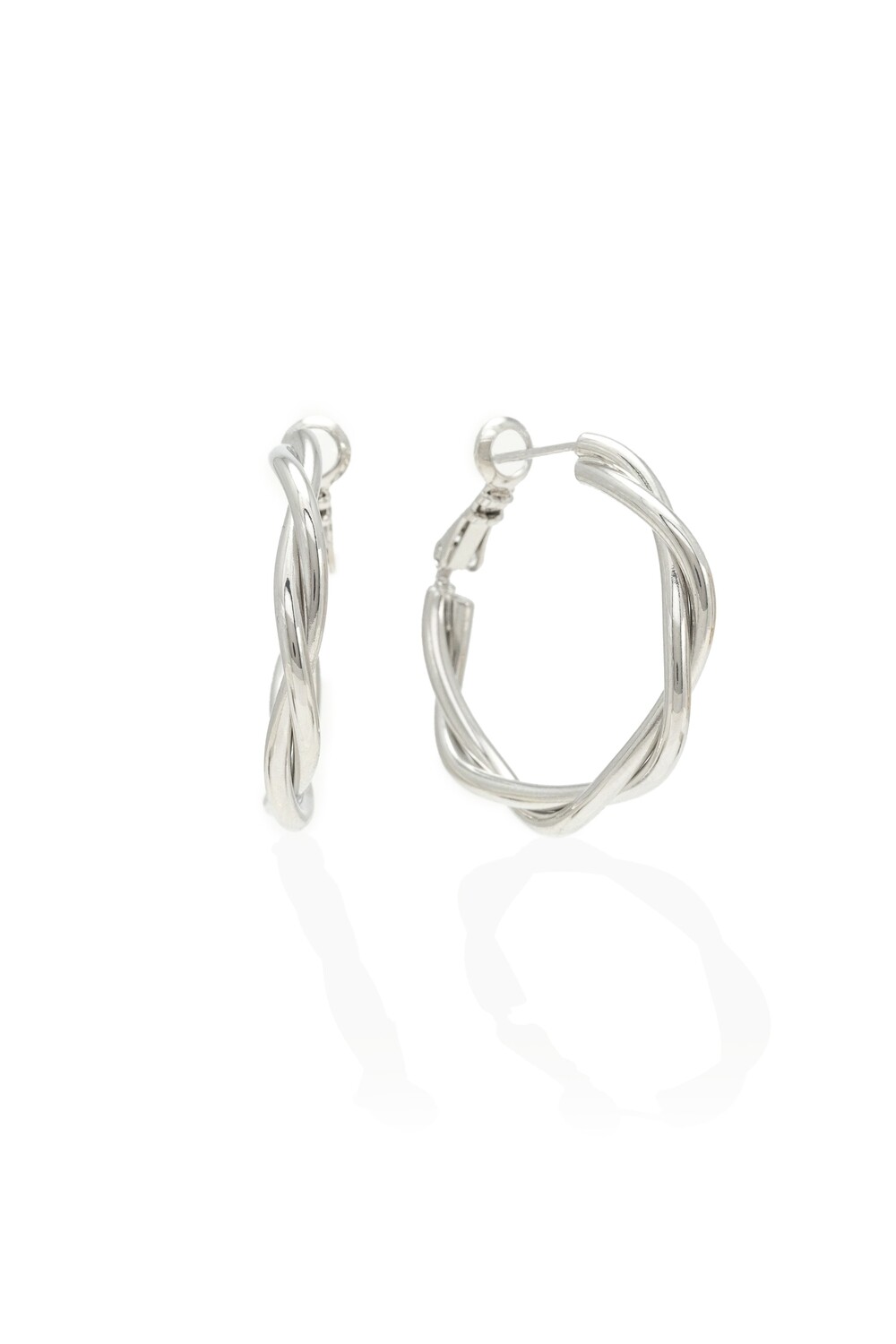 Rory Hoop Earrings Silver