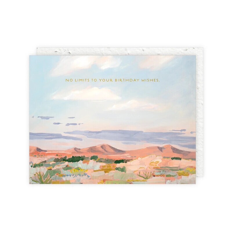 Morning Desert Light Birthday