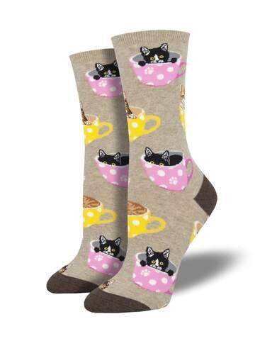 Women&#39;s Crew Catfeinated